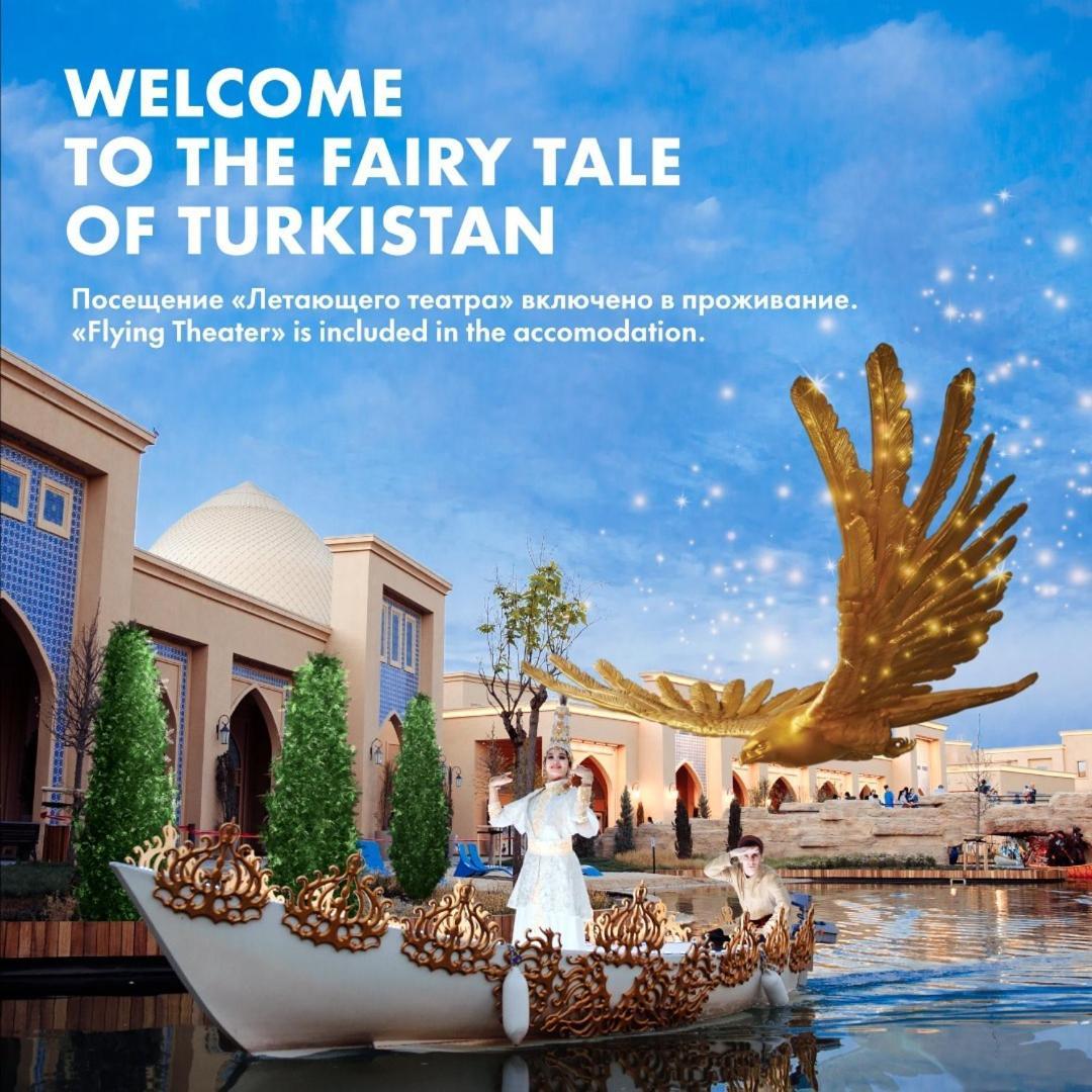 Karavansaray Turkistan Harbour Hotel -Flying Theatre Access Exteriér fotografie The poster of the project